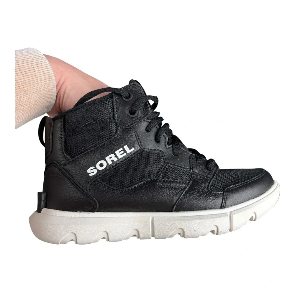 EUC SOREL EXPLORER™ II Women’s Waterproof Leather Suede Winter Sneaker Mid Sz 6